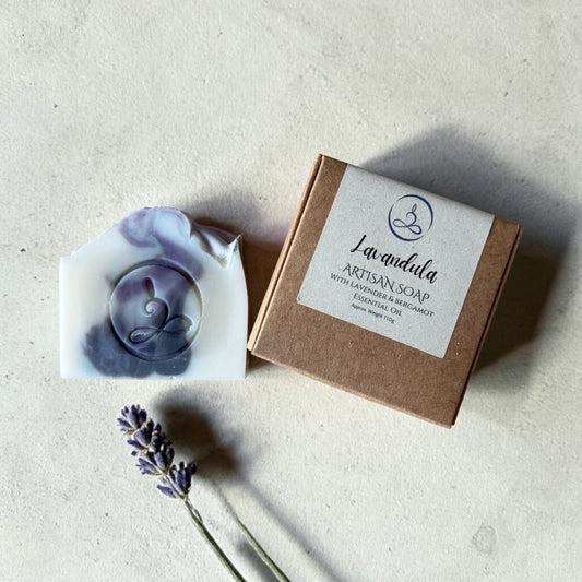 Lavandula Soap Bar – Handmade Lavender & Bergamot Natural Soap – 110g