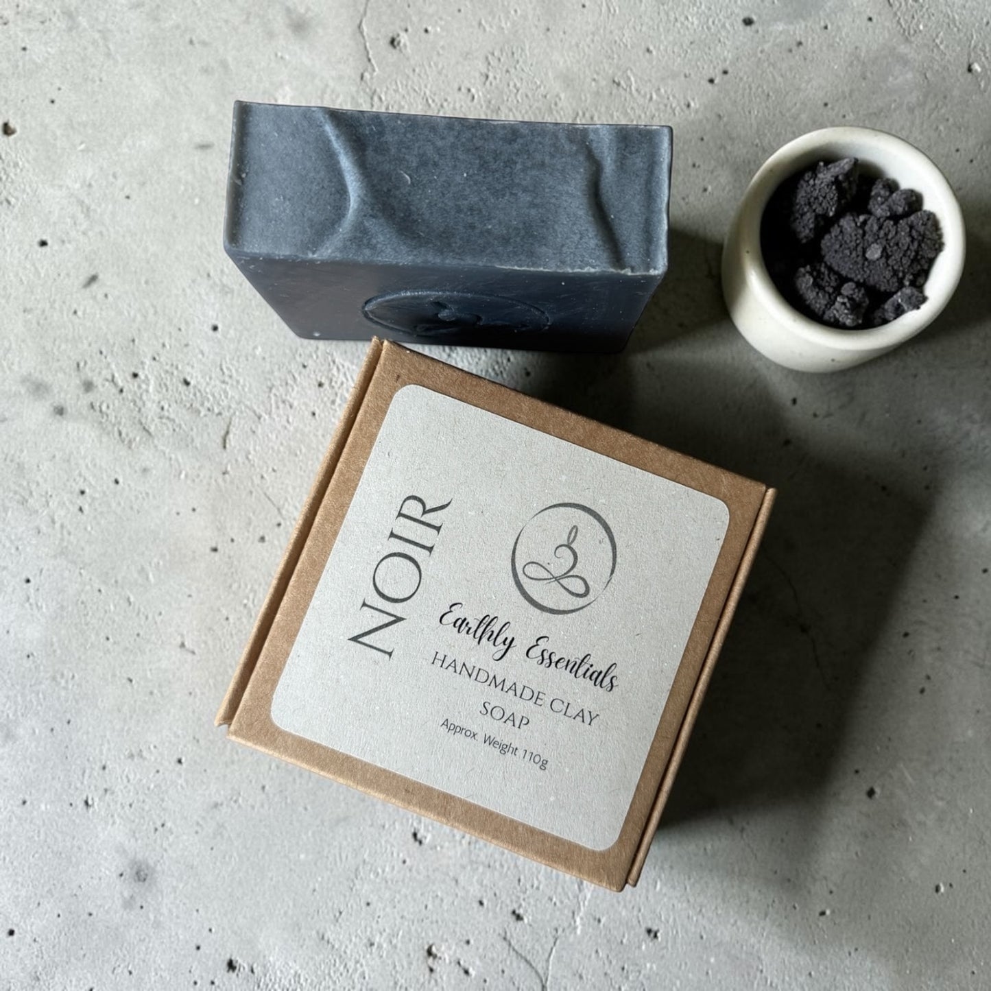 Earthly Essentials Noir Activated Charcoal Soap 110g
