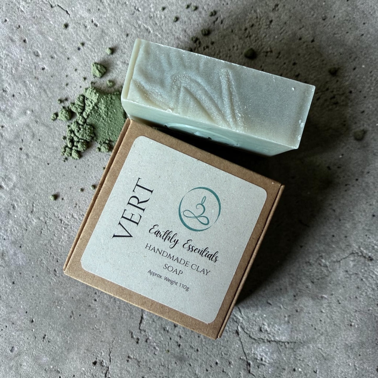 Earthly Essentials Vert • Clay Soap with French Green Clay • 110g