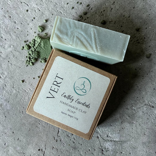 Earthly Essentials Vert • Clay Soap with French Green Clay • 110g