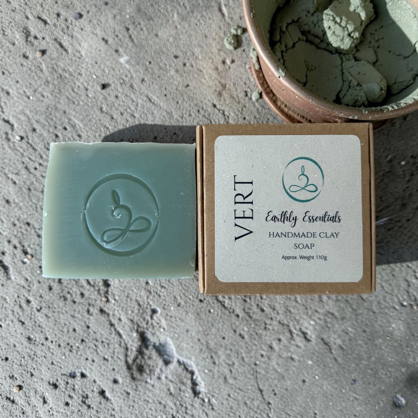 Earthly Essentials Vert • Clay Soap with French Green Clay • 110g