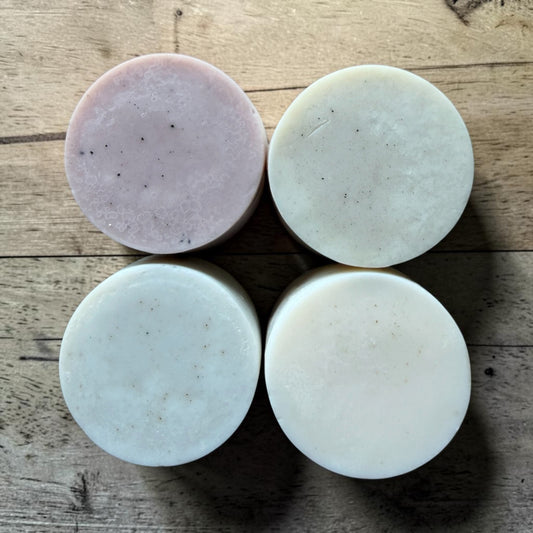 Natural Shampoo Bar Discovery Set – 4 Sample Bars with Pure Essential Oils