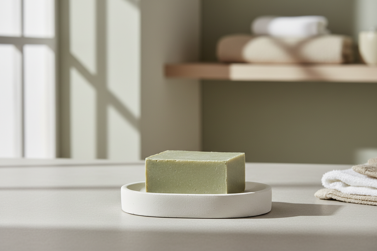Earthly Essentials Vert – Forest Clay Soap with French Green Clay (110g)