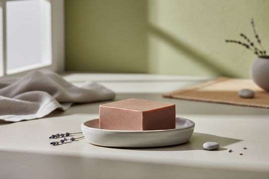 Earthly Essentials Rhassoul – Clay Soap with Brazilian Red Clay 110g